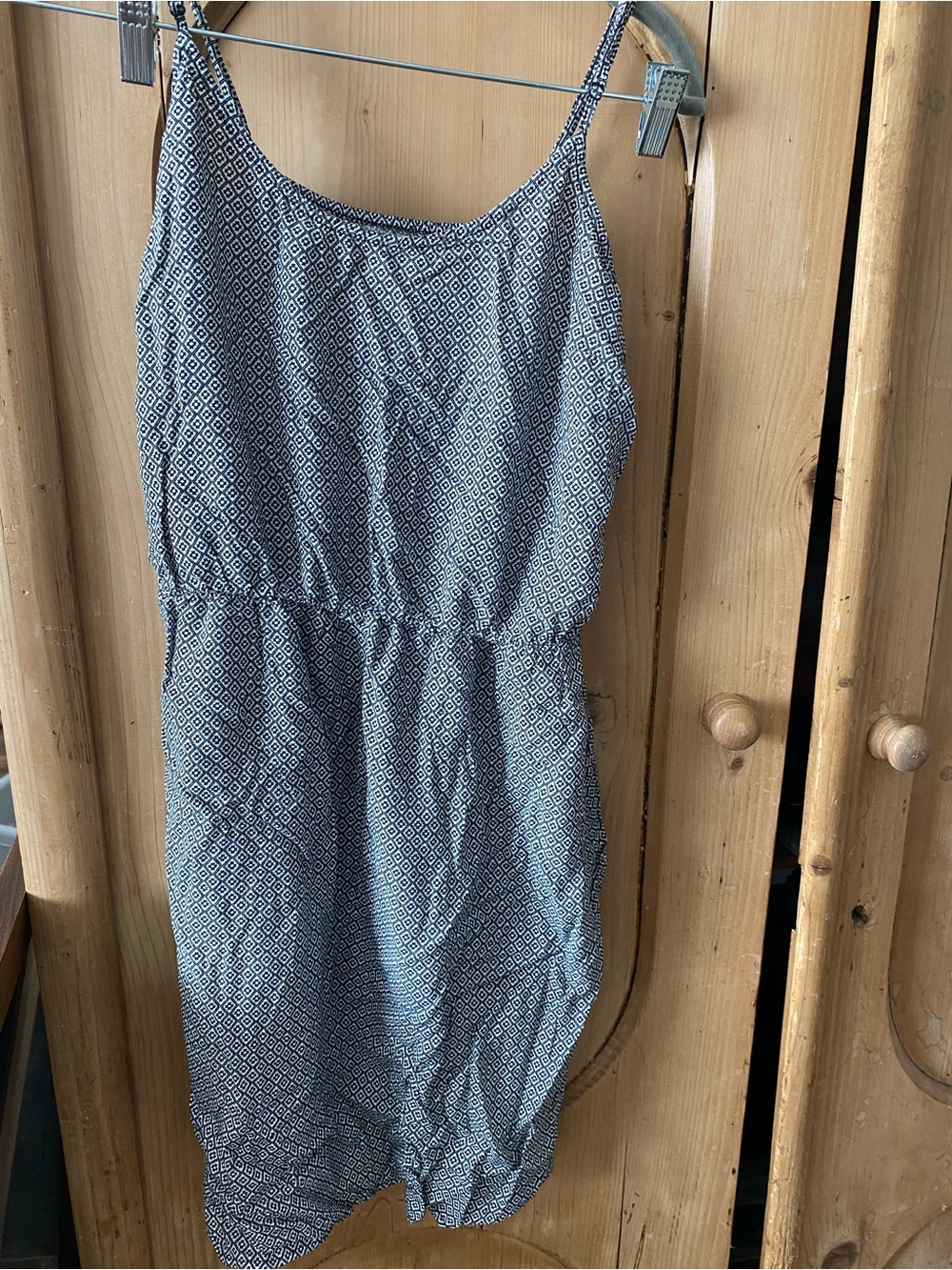 Old Navy Blue Geometric Mini Dress